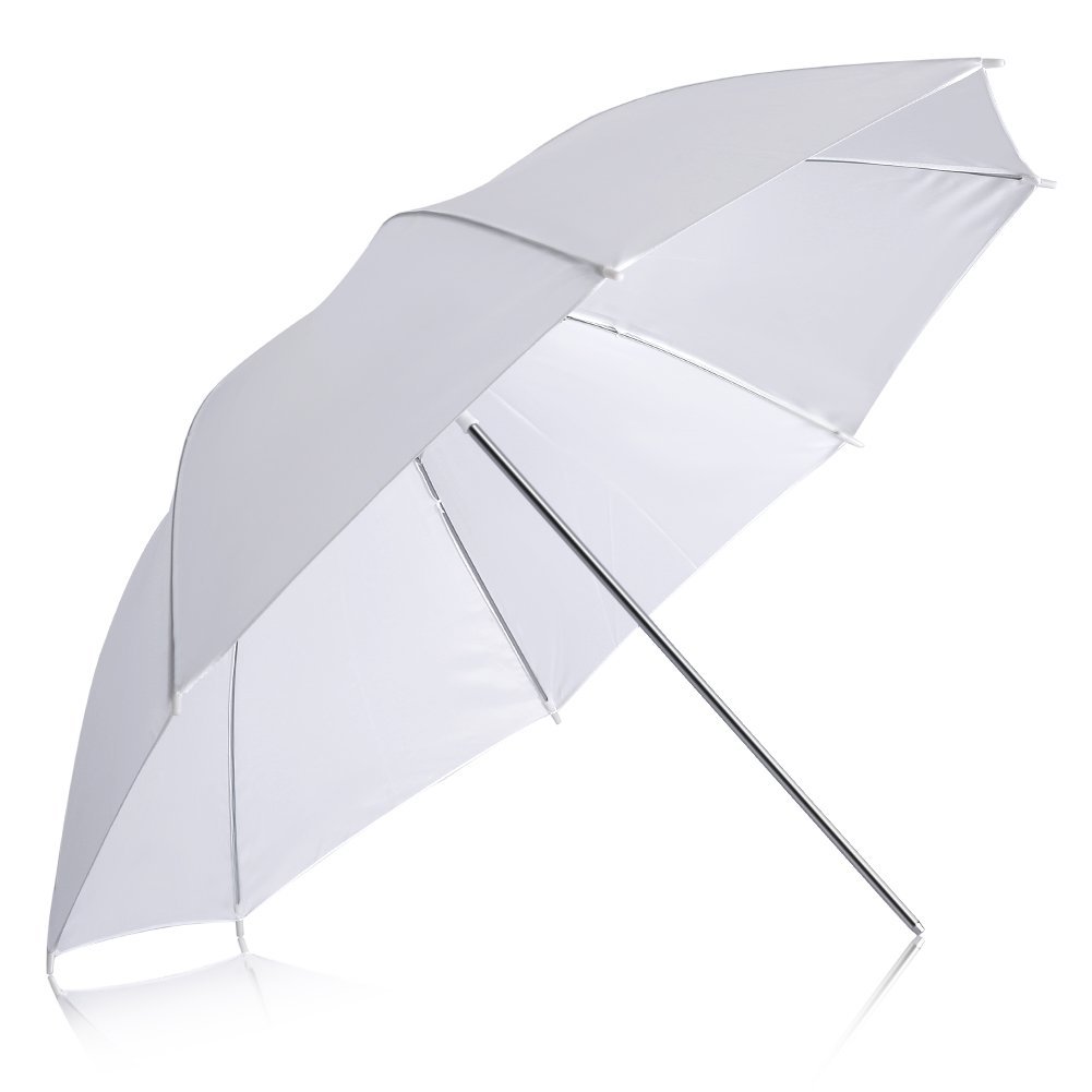 Photography Lighting Umbrella - Taşınabilir 20 inç Beyaz Yumuşak ve