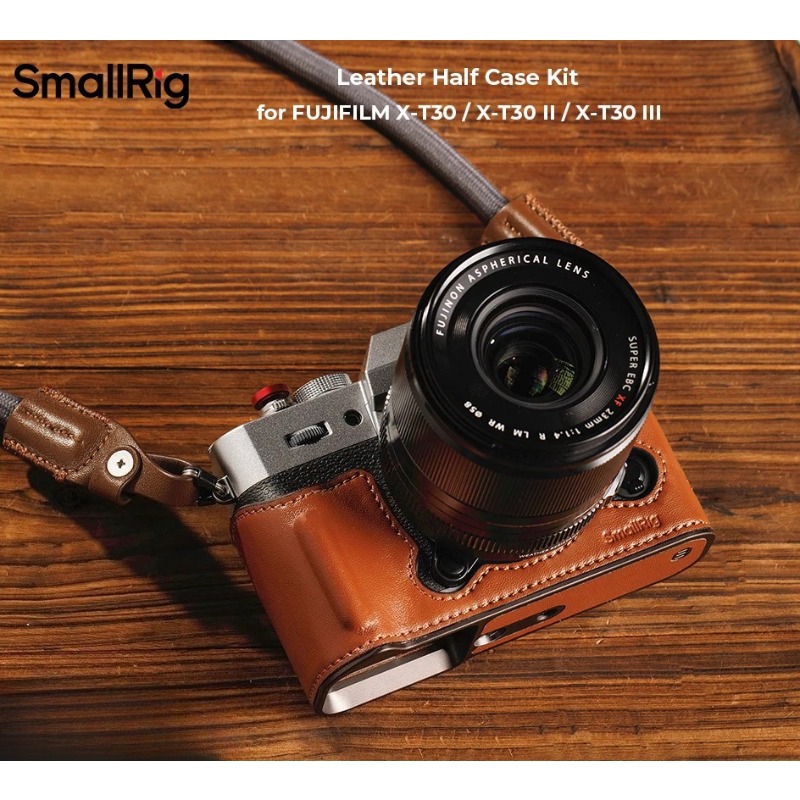 Fujifilm Camera X-T30 Ii - SmallRig Deri Yarım Kılıf Kiti 5670,