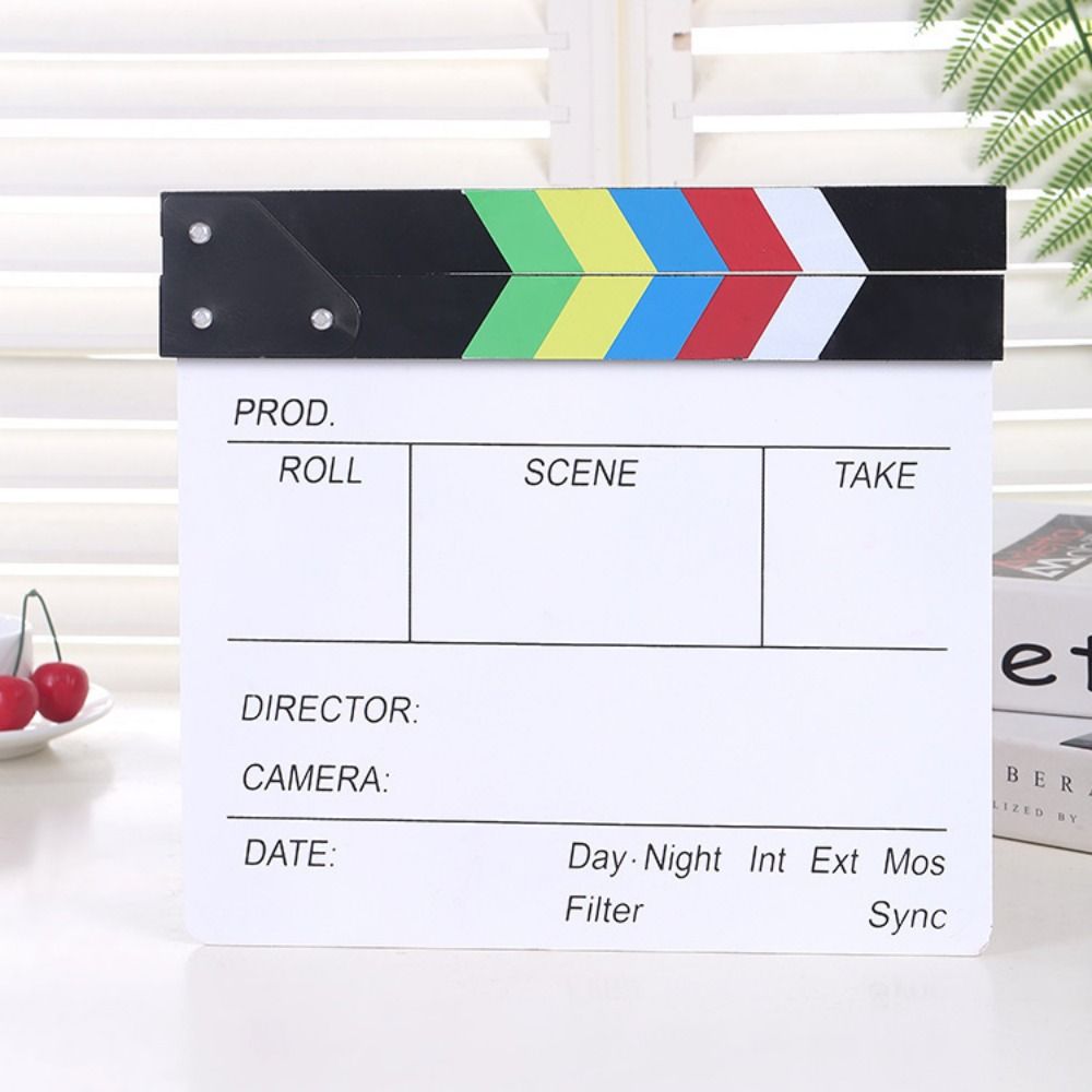 Photography Lighting Led - Akrilik Yönetmen Sahne Klaket Tahtası Fotoğrafçılık