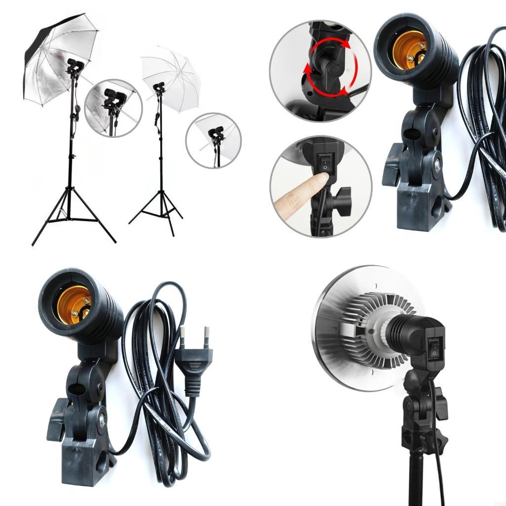 Photography Lighting Umbrella - E27 Işık Standı Şemsiye Reflektör Desteği