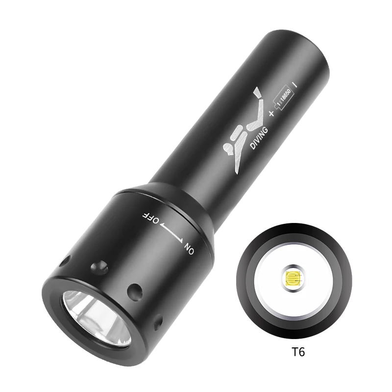 Lighting In Photography - Yeni T6 LED Dalış Meşalesi Uzun