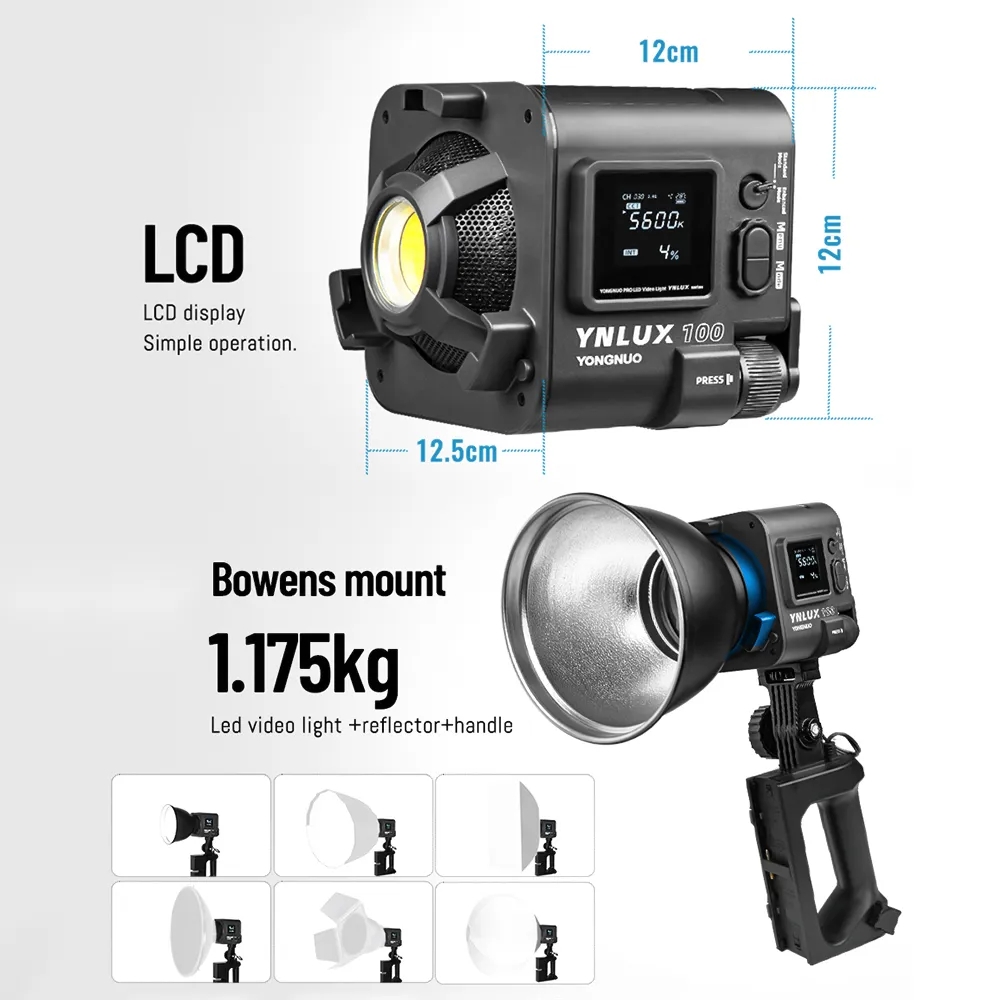 YONGNUO YNLUX100 100W 3200K-56 - Lighting In Photography incelemesi ve fiyatı