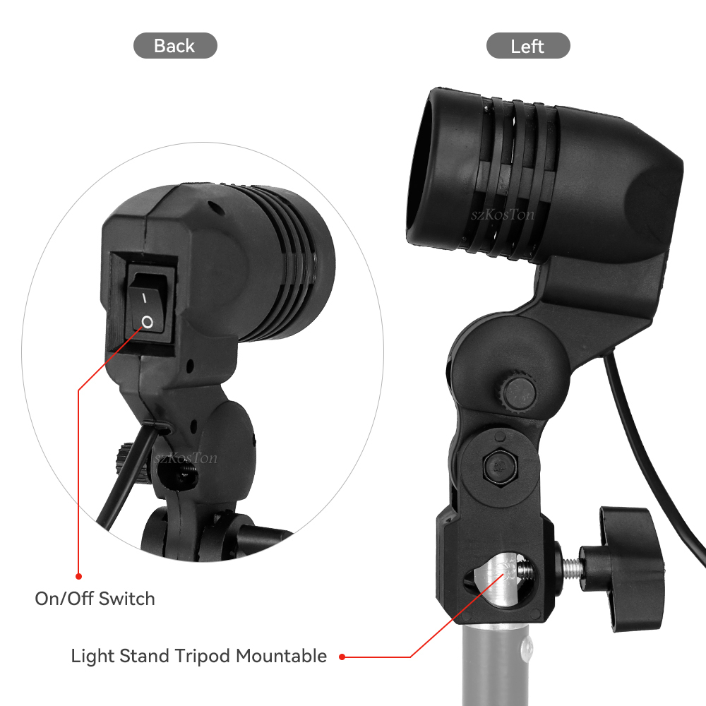 Tek Kafa Ampul Tutucu E27 Soke - Photography Lighting Umbrella incelemesi ve fiyatı