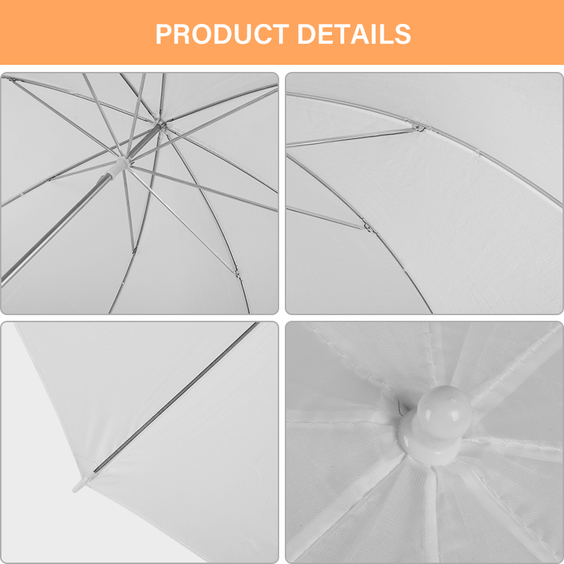 76 * 80cm X4 Şeffaf Beyaz Işık - Photography Lighting Umbrella incelemesi ve fiyatı