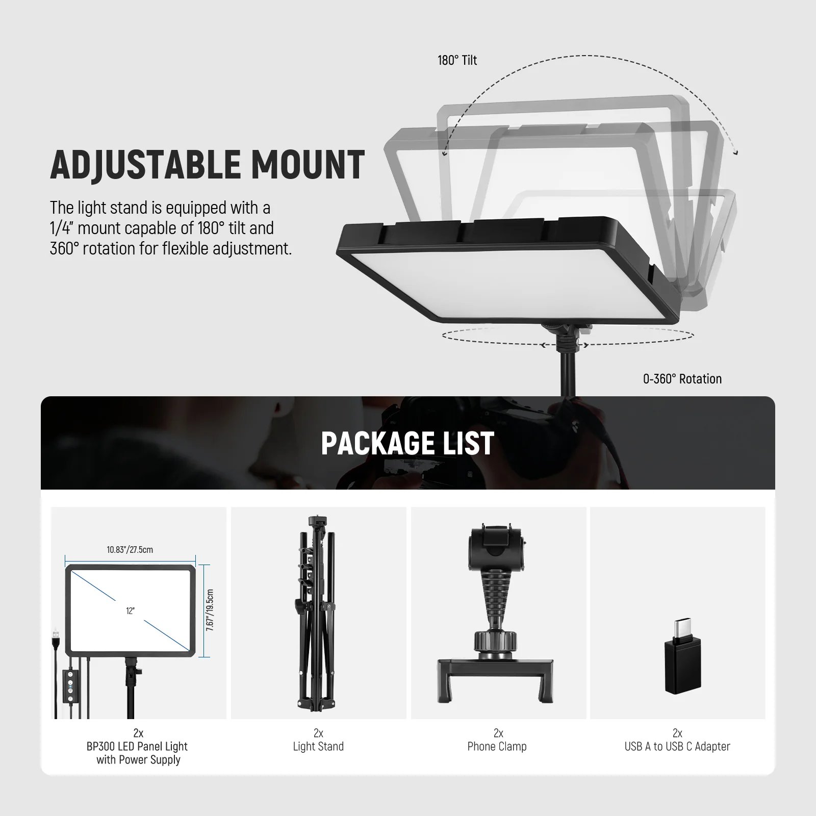 NEEWER BASICS 2'li Paket LED V - Photography Lighting Basics incelemesi ve fiyatı